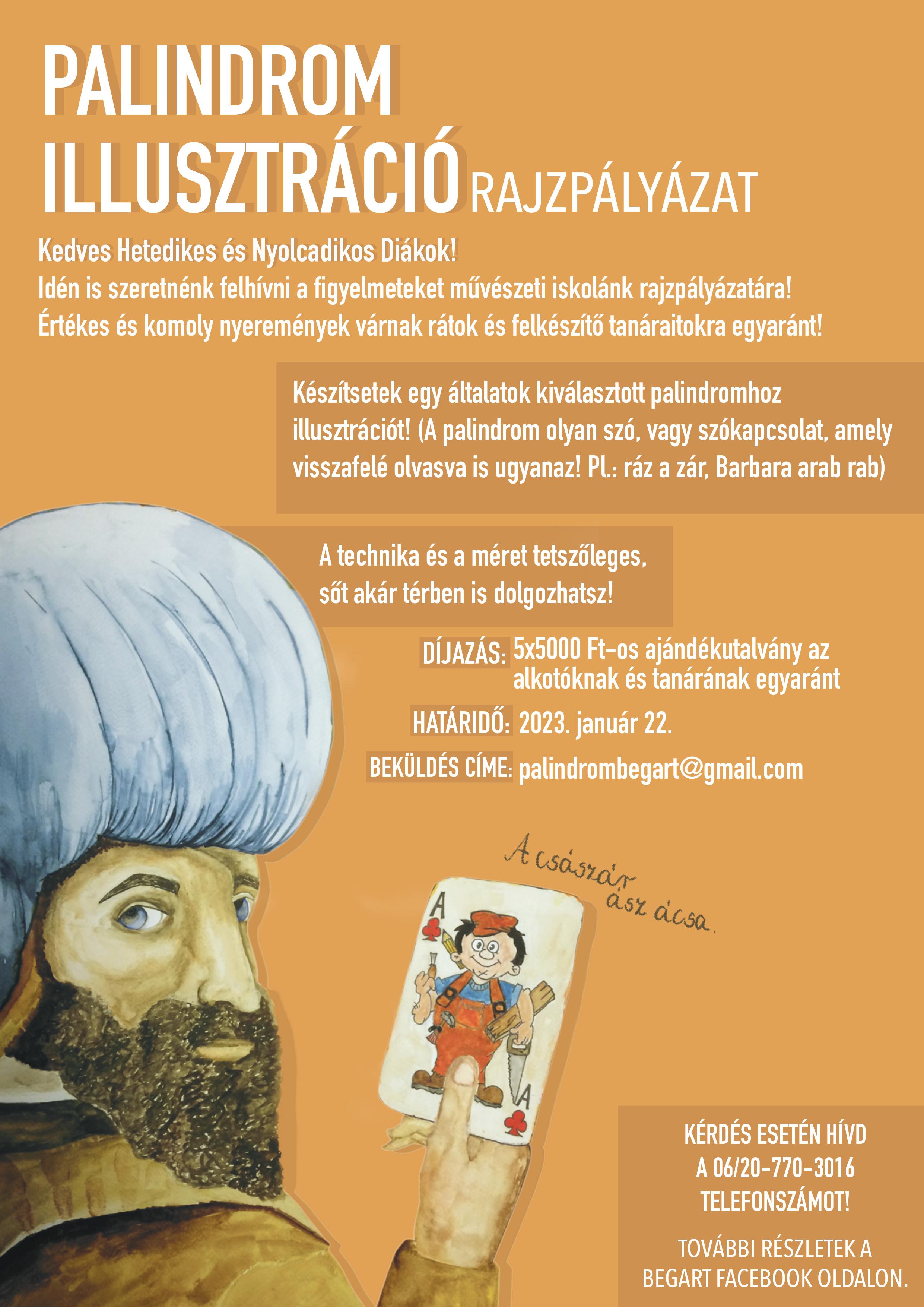 Palindrom palyazat 2022-23