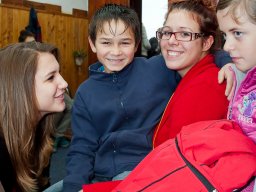 Mikulás ment Békésről Bélfenyérre