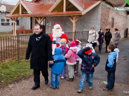 Mikulás ment Békésről Bélfenyérre