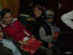 Mikulás ment Békésről Bélfenyérre