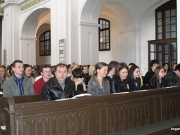 A végzősök utolsó áhitata