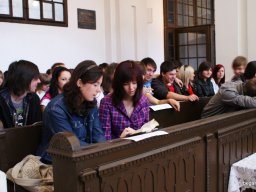 A végzősök utolsó áhitata