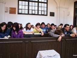 A végzősök utolsó áhitata