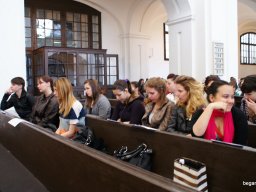 A végzősök utolsó áhitata