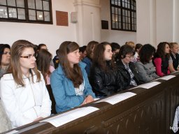 A végzősök utolsó áhitata