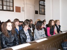 A végzősök utolsó áhitata