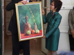 Kiállítás a thai gyerekek munkáiból a Munkácsy Emlékházban