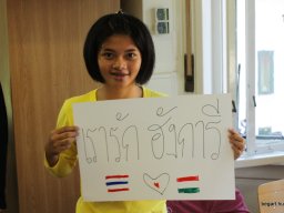 Thai vendégek a szakközépiskolában