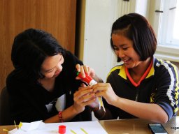 Thai vendégek a szakközépiskolában