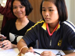 Thai vendégek a szakközépiskolában