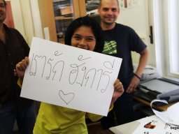 Thai vendégek a szakközépiskolában