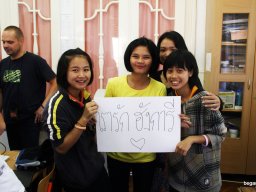 Thai vendégek a szakközépiskolában