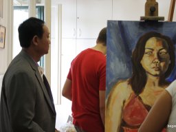 Thai vendégek a szakközépiskolában