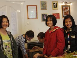 Thai vendégek a szakközépiskolában