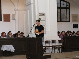 A végzős diákok utolsó áhítata