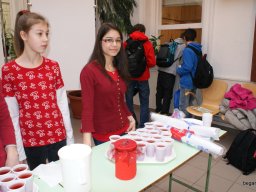 Pirosba öltöztünk