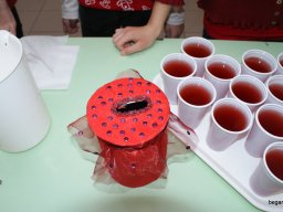 Pirosba öltöztünk