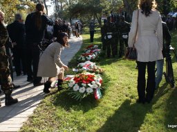 Koszorúzás a nemzeti gyásznapon