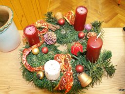 Adventi koszorúk az iskolában