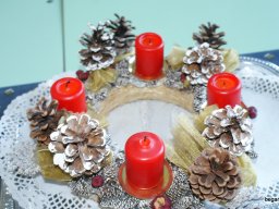 Adventi koszorúk az iskolában