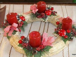 Adventi koszorúk az iskolában