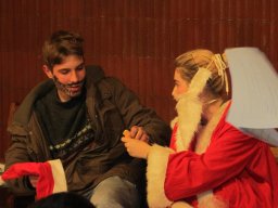 Mikulás a kollégiumban