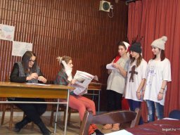 Mikulás a kollégiumban