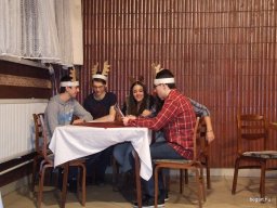 Mikulás a kollégiumban