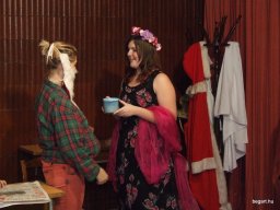 Mikulás a kollégiumban