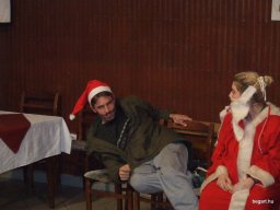 Mikulás a kollégiumban