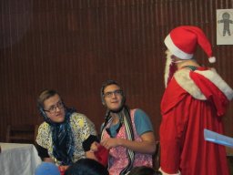 Mikulás a kollégiumban