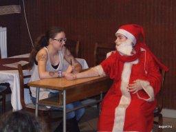 Mikulás a kollégiumban