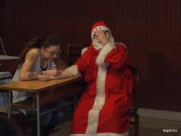 Mikulás a kollégiumban