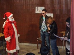 Mikulás a kollégiumban