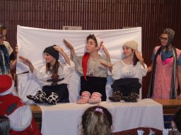 Mikulás a kollégiumban