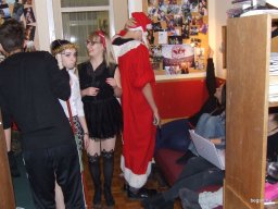 Mikulás a kollégiumban