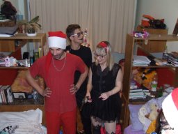 Mikulás a kollégiumban