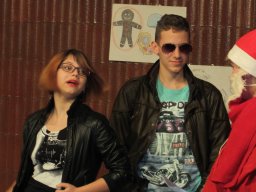 Mikulás a kollégiumban