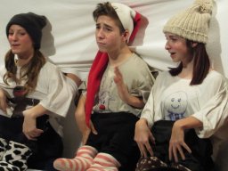 Mikulás a kollégiumban