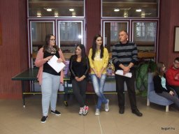 Házibajnokságok eredményhirdetése