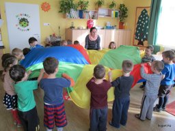 Kerekítő foglalkozás a Meseréten