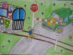 Rajzpályázat a közlekedésről