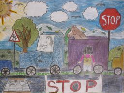 Rajzpályázat a közlekedésről