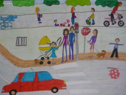 Rajzpályázat a közlekedésről