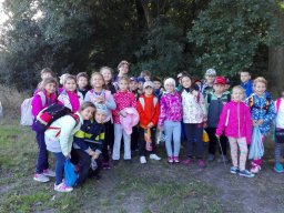 Erdei kiránduláson a 2.b osztály