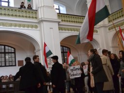 Megemlékezés az 1956-os forradalomról  a gimnáziumban