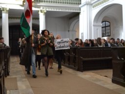 Megemlékezés az 1956-os forradalomról  a gimnáziumban