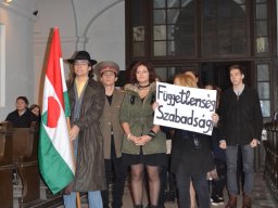 Megemlékezés az 1956-os forradalomról  a gimnáziumban