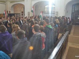 Megemlékezés az 1956-os forradalomról  a gimnáziumban