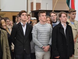 Megemlékezés az 1956-os forradalomról  a gimnáziumban